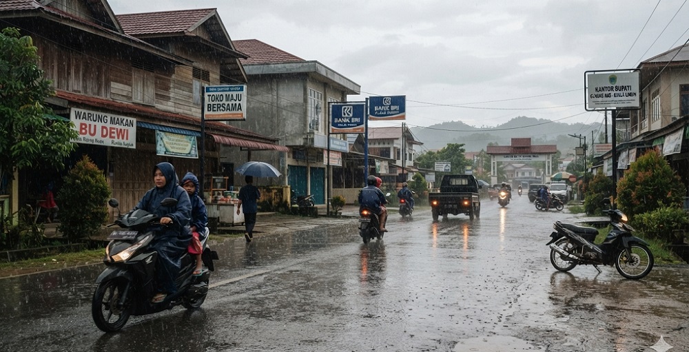 BMKG Ramalkan Hujan Ringan di 4 Kabupaten Kalteng, Kabut Asap Masih Selimuti Palangka Raya