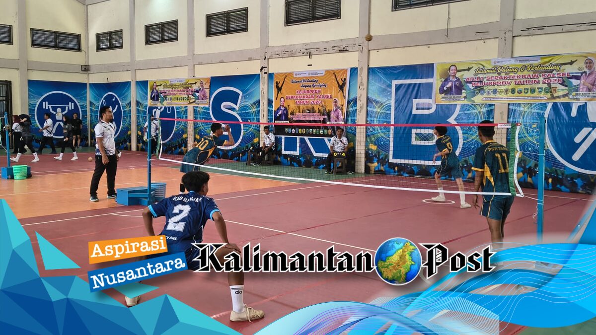Kejurprov Sepak Takraw Kalsel 2026: Banjar dan HSU Juara Grup, Tanah Bumbu Melaju di Junior Putra