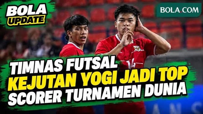 Yogi Saputra Top Scorer Timnas Futsal Indonesia di Copa das Nacoes 2026