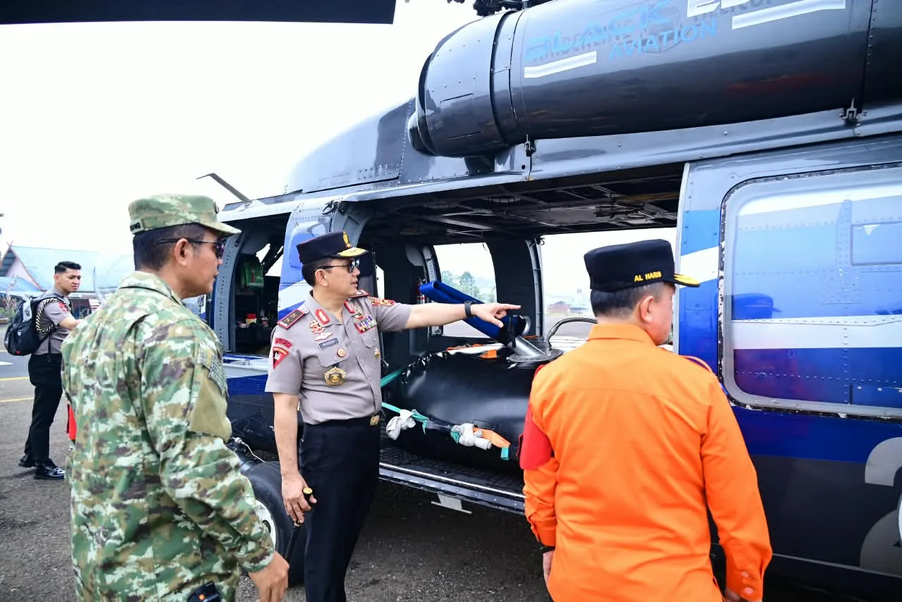 90 Personel Gabungan Diterbangkan ke Taman Nasional Berbak, Gubernur Jambi Pimpin Apel Pelepasan Satgas Karhutla
