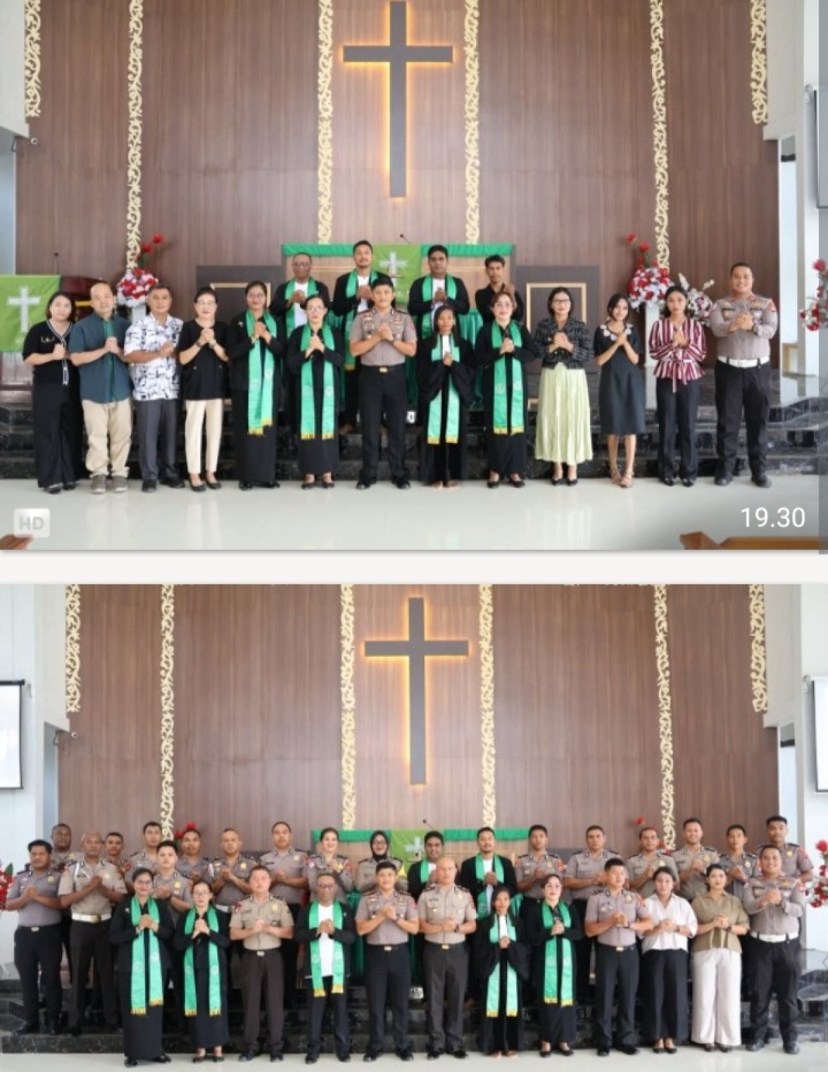Kapolres Buru Sambangi Gereja Imanuel Namlea, Ajak 130 Jemaat Perkuat Kerukunan Jelang Pilkada