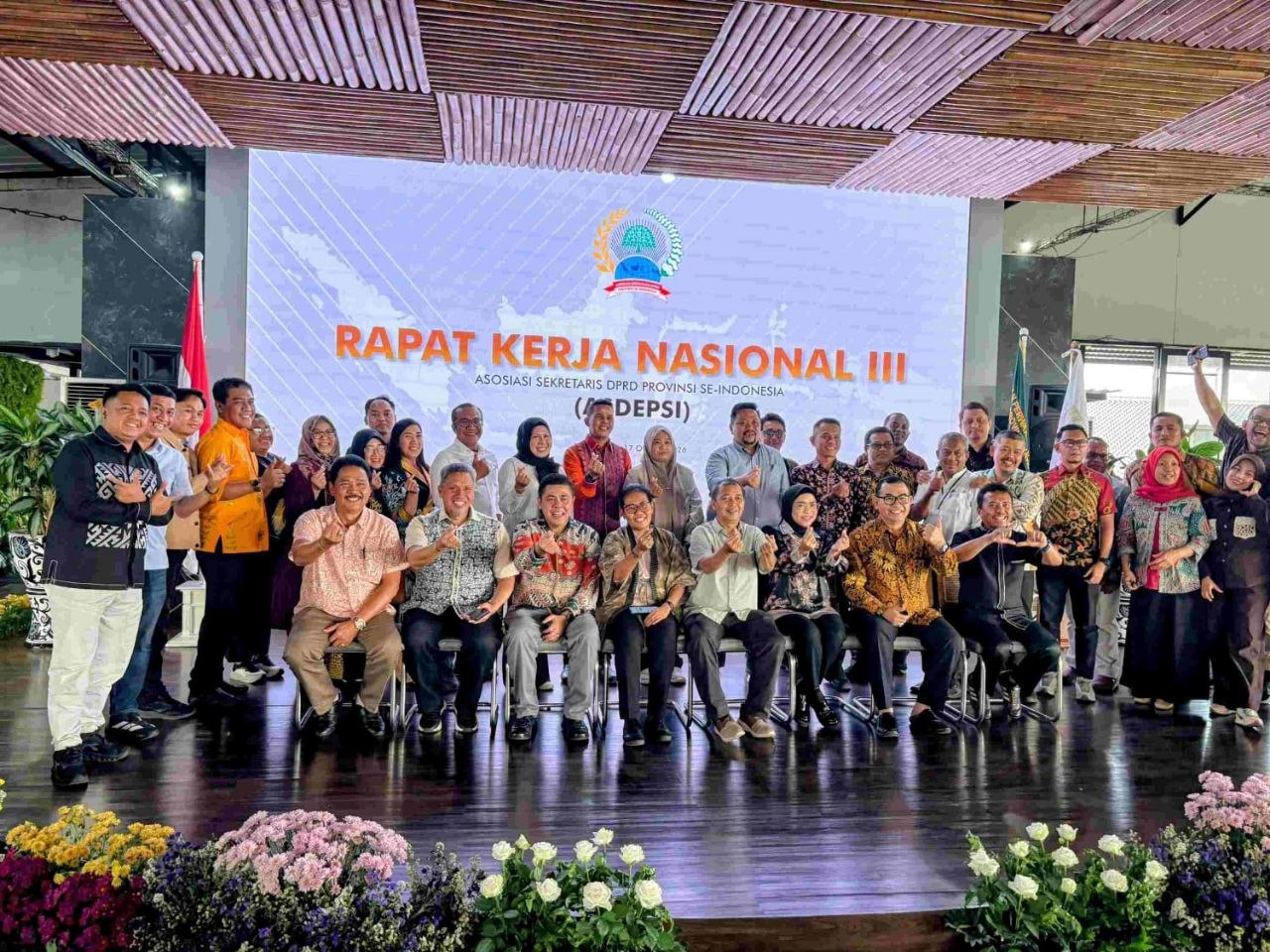 Sekwan Gorontalo Rifli Katili Ikut Rakernas ASDEPSI di Bandung, Soroti Kepastian Nomenklatur Anggaran DPRD