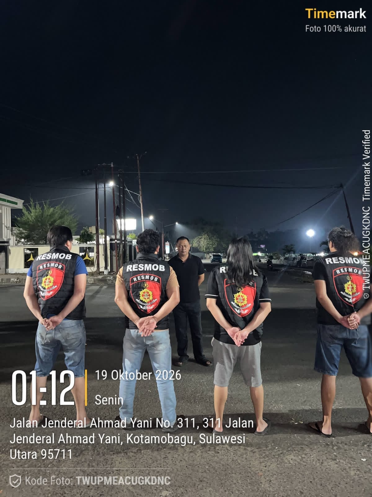 Polres Kotamobagu Perketat Pengawasan 5 SPBU Cegah Penimbunan BBM Subsidi, Tim URC Turun Malam Hari