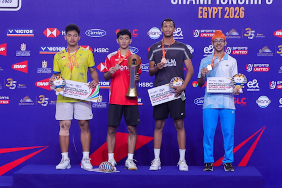 BNI Apresiasi Empat Medali Atlet Muda PBSI di WJC Kairo 2026