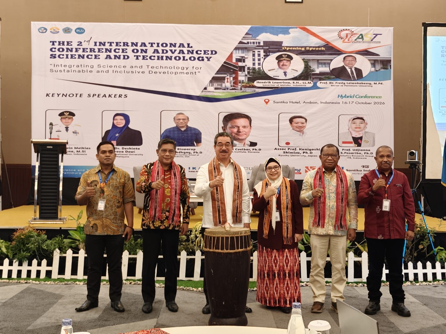 Gubernur Maluku Hendrik Lewerissa Buka ICAST 2026 di Ambon, Dorong Sains dan Teknologi Jawab Masalah Antarpulau