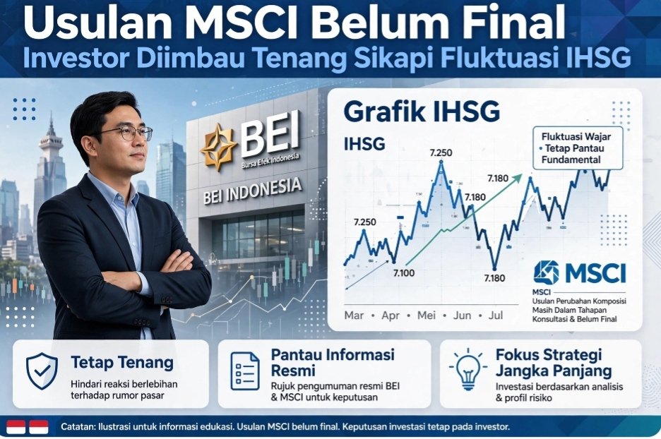BEI Minta Investor Tenang soal Usulan MSCI, Konsultasi Berakhir April 2027