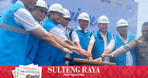 Gubernur Anwar Hafid Resmikan PLTD Sidera 20 MW di Sigi, 85 Pekerja Lokal Dilibatkan