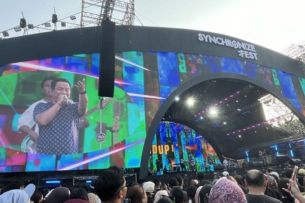 Wali Ajak Ribuan Penonton Synchronize Fest 2026 Doakan Korban Karhutla dan Rakyat Palestina