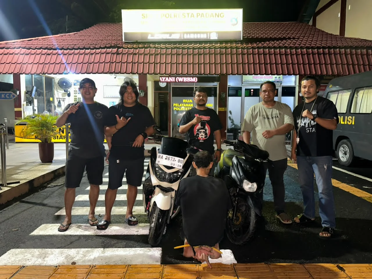 Residivis Curanmor Ditangkap di Pasar Raya Padang, Motor Penjaga SMPN 30 Raib Saat Korban Salat Subuh