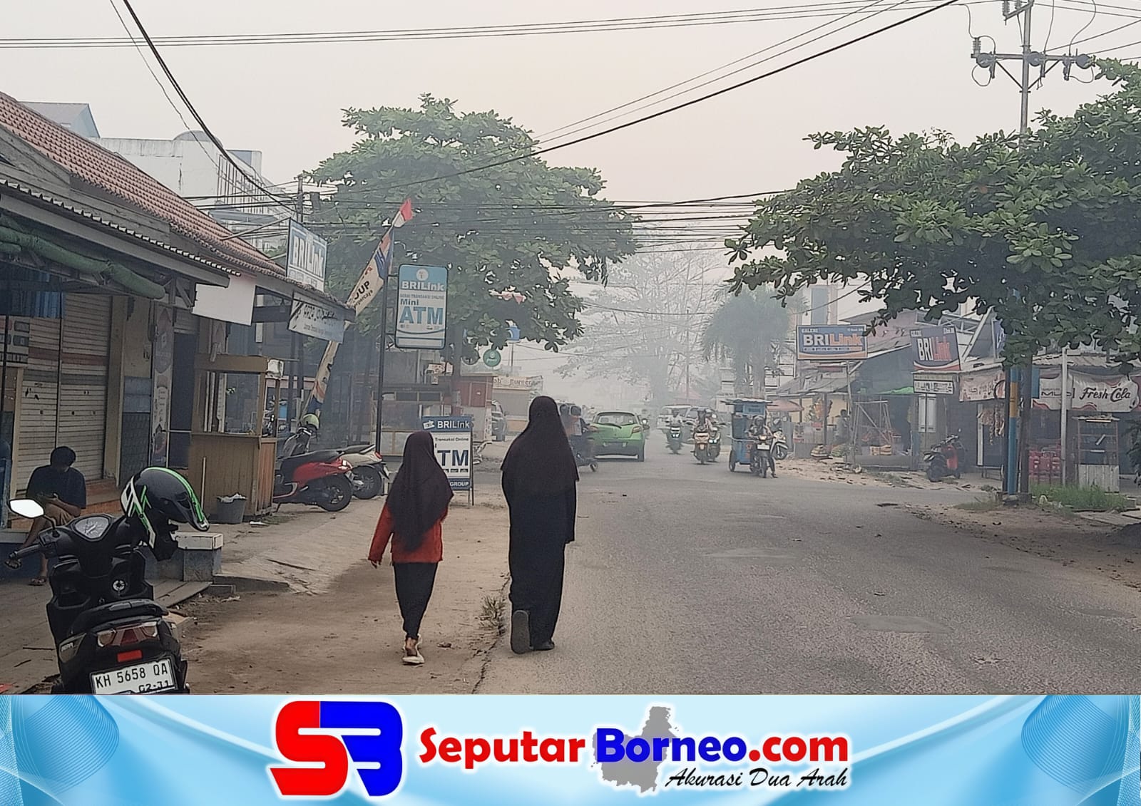 ISPU Sampit Tembus 1.270, Jarak Pandang Cuma 100 Meter Akibat Kabut Asap Karhutla