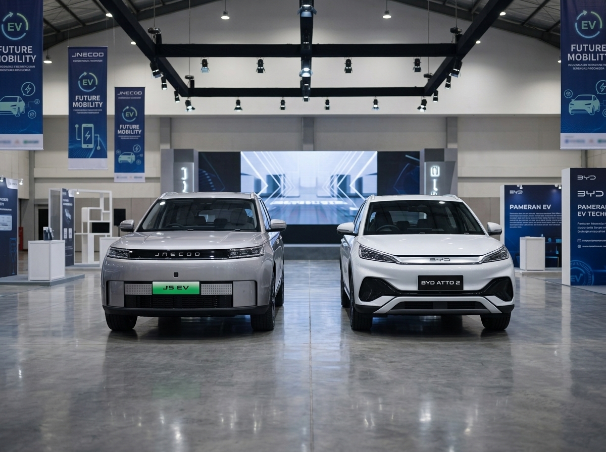 Adu Spesifikasi BYD Atto 2 vs Jaecoo J5 EV, Baterai dan Fitur Jadi Pembeda