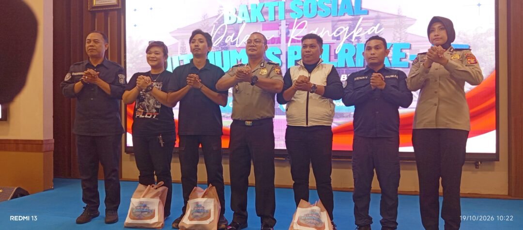 Polda Kaltim Gelar Bakti Sosial HUT ke-75 Humas Polri di Balikpapan, Tegaskan Sinergi Polri–Media