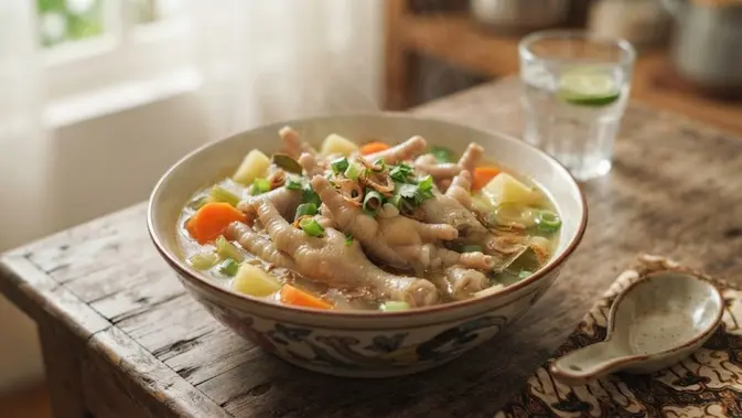 Cara Masak Sop Ceker Ayam agar Empuk dan Kuahnya Gurih