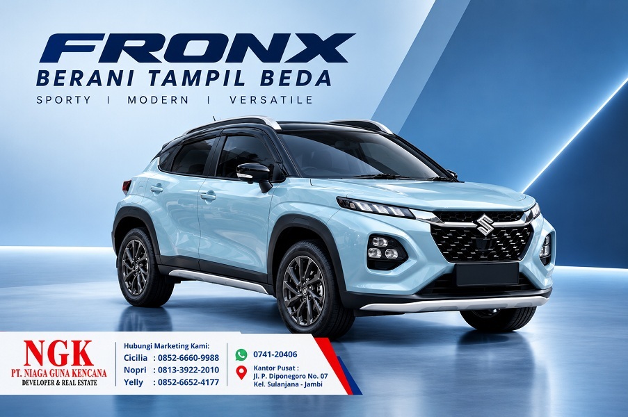 Suzuki Fronx SGX Hybrid 2 Tone 2026, Varian Tertinggi Crossover Coupe dengan Atap Hitam dan Velg 16 Inci