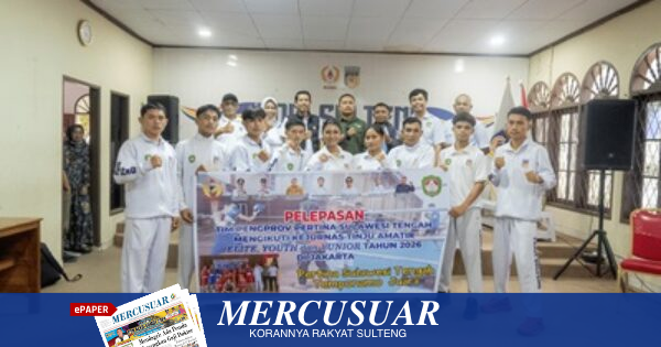Pertina Sulteng Bekali 10 Petinju Pesan Sportivitas Jelang Kejurnas di Jakarta