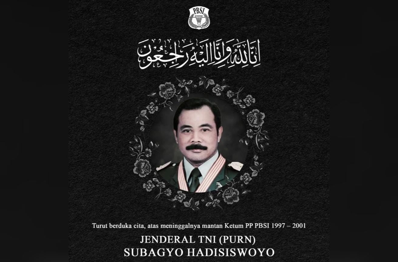 Mantan Ketua Umum PBSI Subagyo HS Berpulang, Ini Warisan Prestasinya