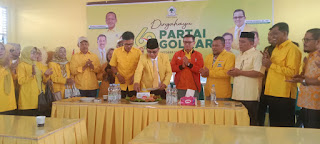 HUT ke-62 Golkar Tanah Datar Digelar Ziarah ke TMP Bahagia Batusangkar, Dilanjutkan Tasyakuran dan Bagi Sembako