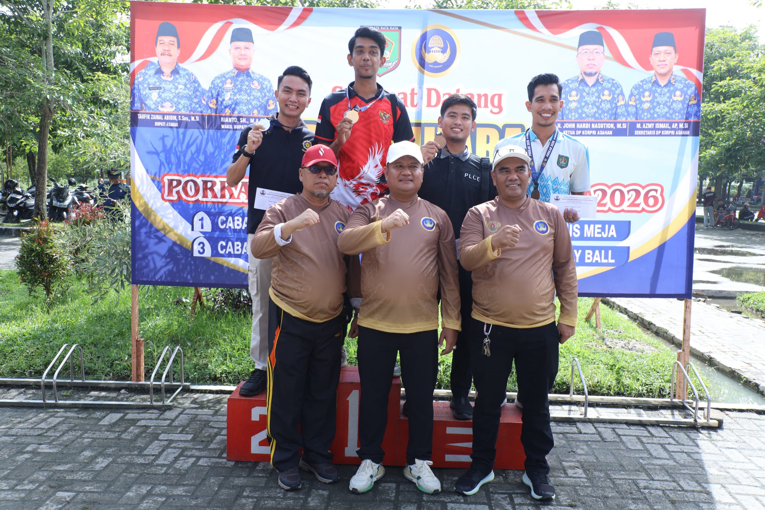 Wakil Bupati Asahan Tutup PORKAB KORPRI 2026, DPD KORPRI Dinas Pendidikan Raih Juara Umum
