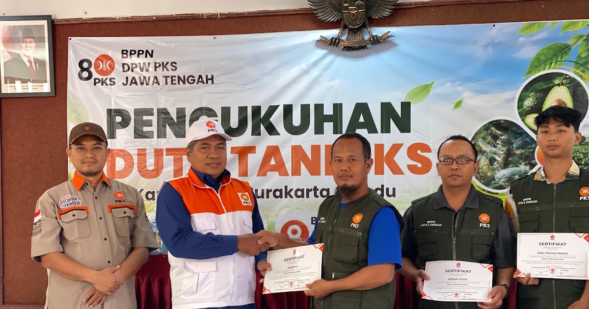 PKS Jawa Tengah Lantik 117 Duta Tani dan Ternak Karesidenan Kedu-Solo Raya di Boyolali