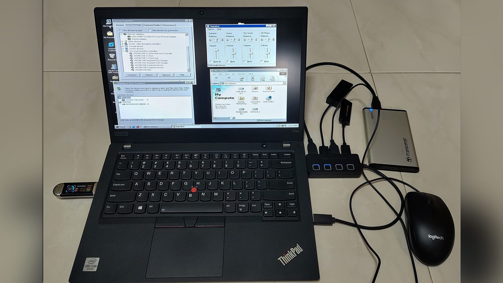 Driver xHCI98 Hadirkan USB4 dan Thunderbolt 4 di Windows 98 SE