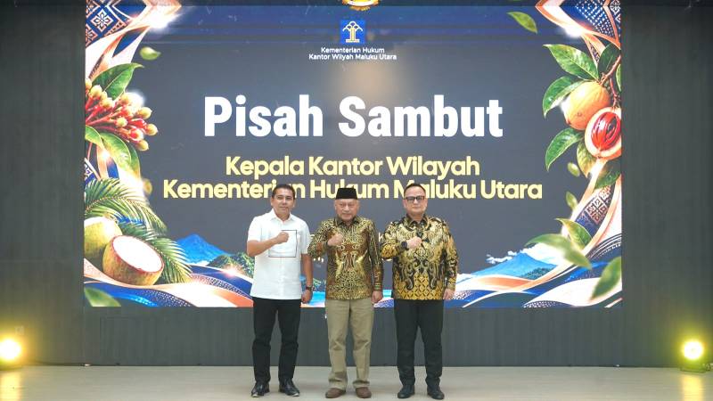 Topan Sopuan Resmi Jabat Kepala Kanwil Kemenkum Maluku Utara, Gantikan Budi Argap Situngkir
