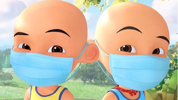 Upin & Ipin Kampanye Udara Bersih, Soroti Kabut Asap 29 Wilayah Malaysia