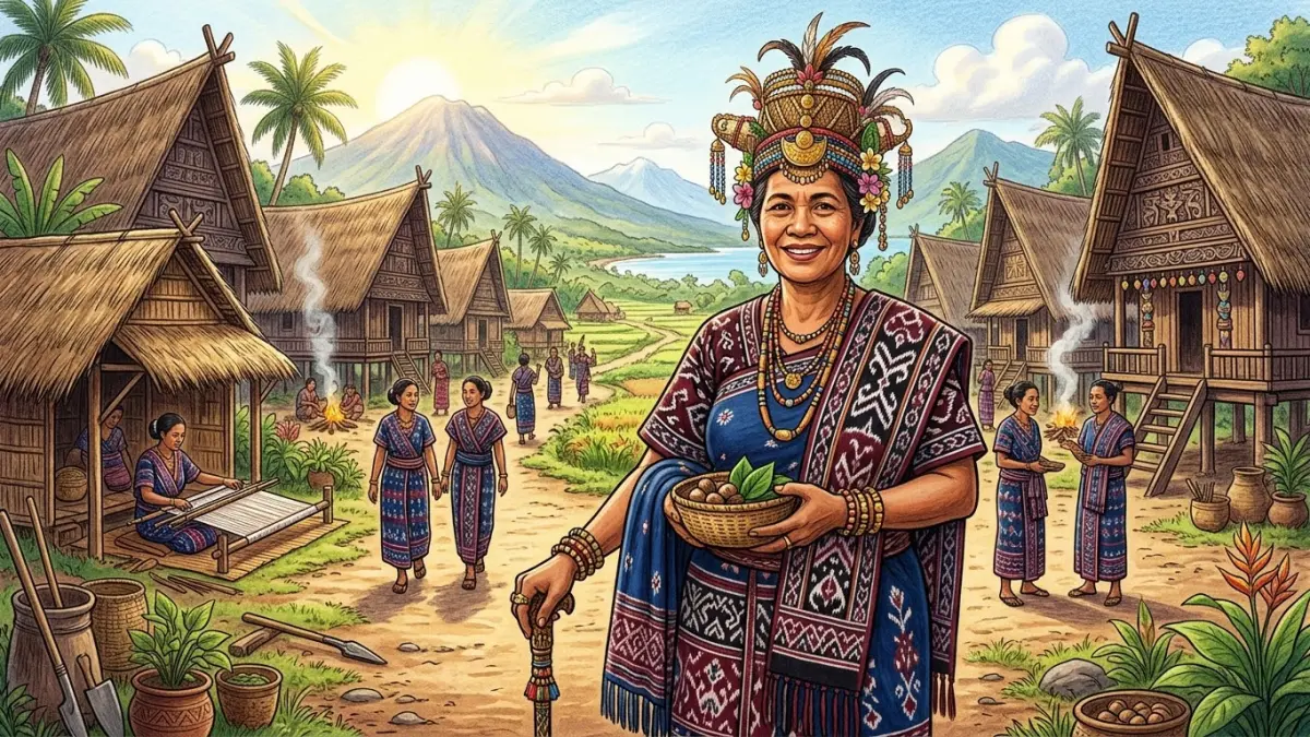 Perempuan di Bliran Sina Sikka NTT Punya Aturan Berpakaian Sesuai Usia, dari Lenggen hingga Lenggenana