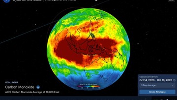 Citra NASA Deteksi Karbon Monoksida Pekat di Langit Indonesia