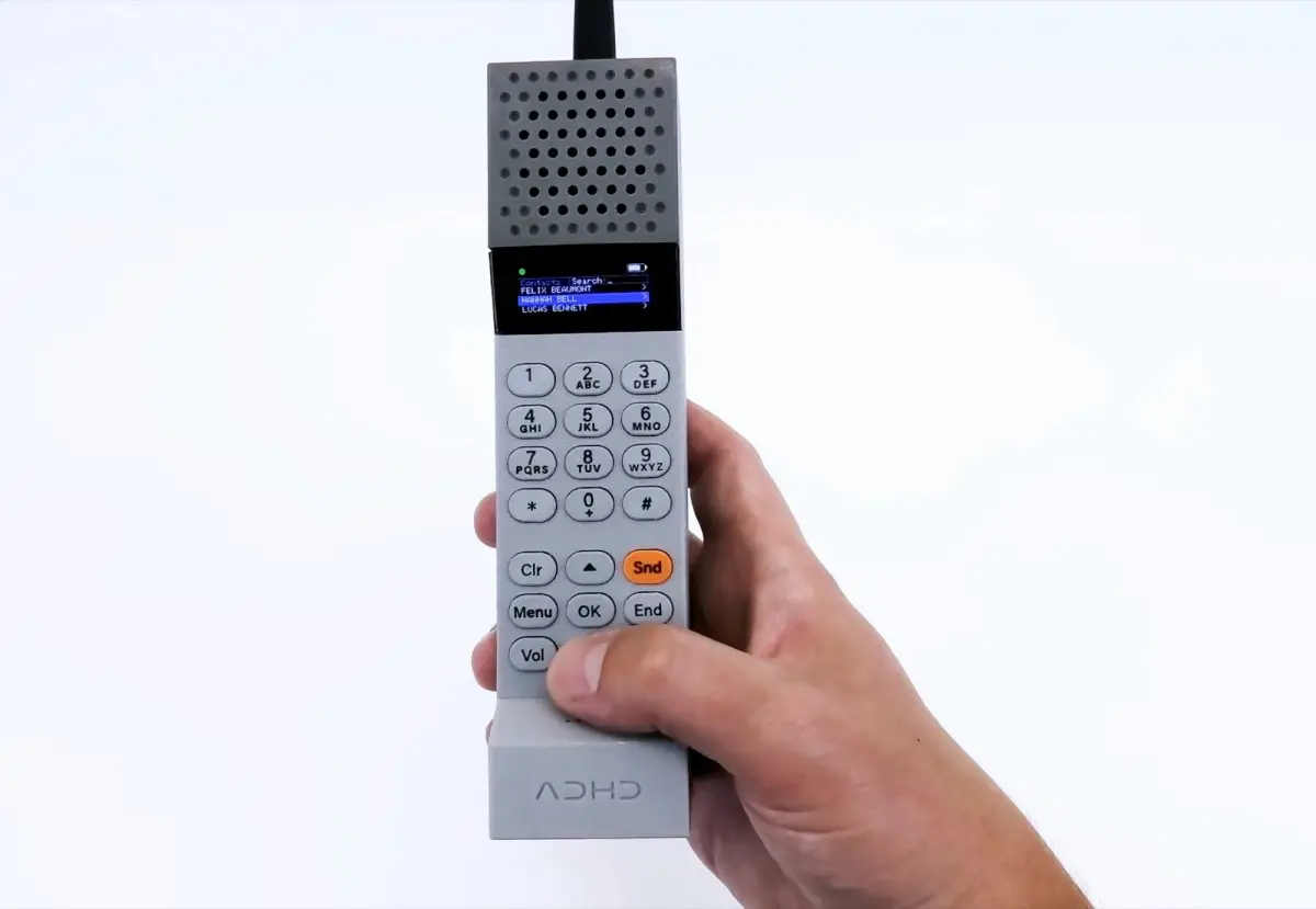 ADHD One, Ponsel Retro Anti-Distraksi yang Cuma Bisa Telepon