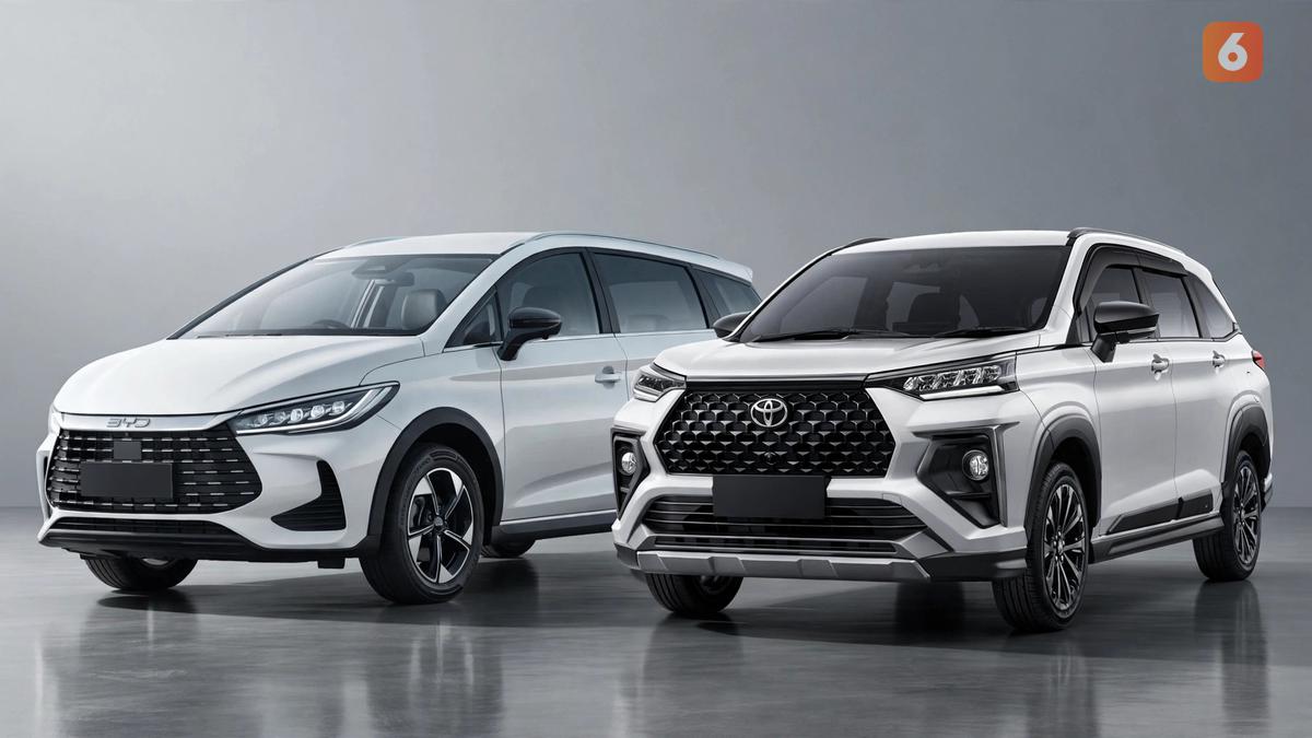 BYD M6 DM vs Toyota Veloz Hybrid EV: Selisih Rp 5 Juta, Beda Baterai dan Daya