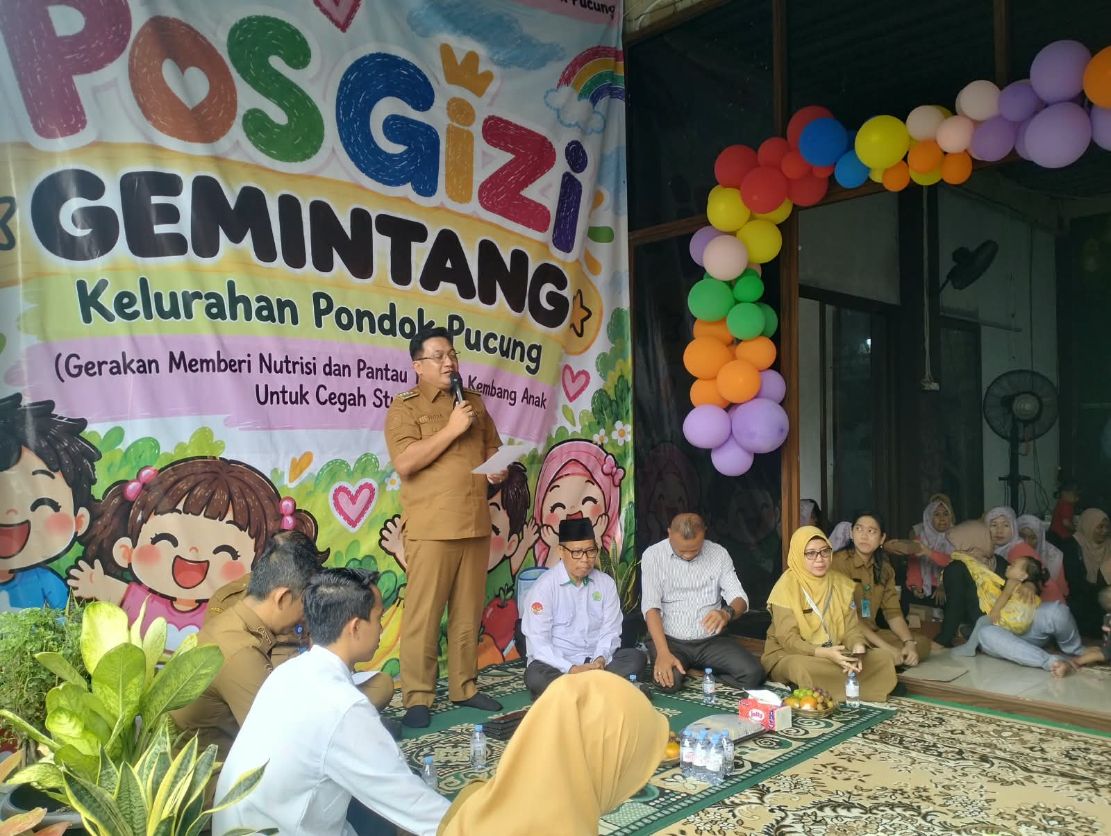 Pos Gizi Gemintang di Pondok Pucung, Upaya Cegah Stunting Tangsel