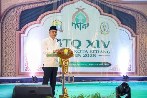 Sekda Banten Buka MTQ Kota Serang XIV di GOR Stadion Maulana Yusuf, Peserta Wajib Warga Asli Serang