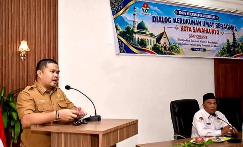 Wawako Sawahlunto Buka Dialog Kerukunan Umat Beragama, 80 Peserta Dibagi Dua Angkatan