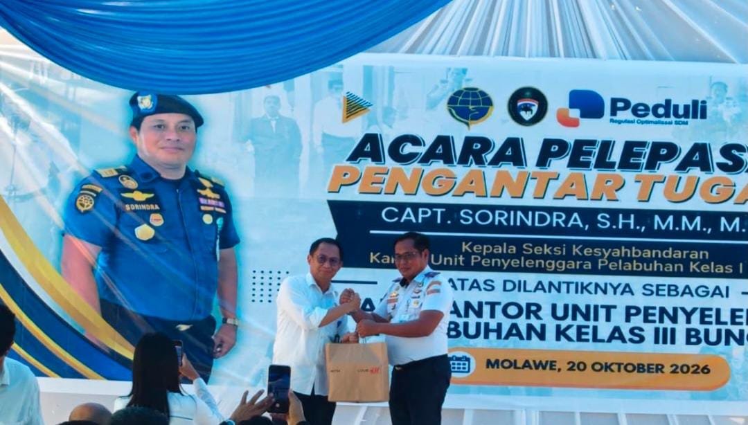 Capt. Sorindra Pimpin KUPP Bungku Usai Dua Tahun Bertugas di Molawe Konawe Utara