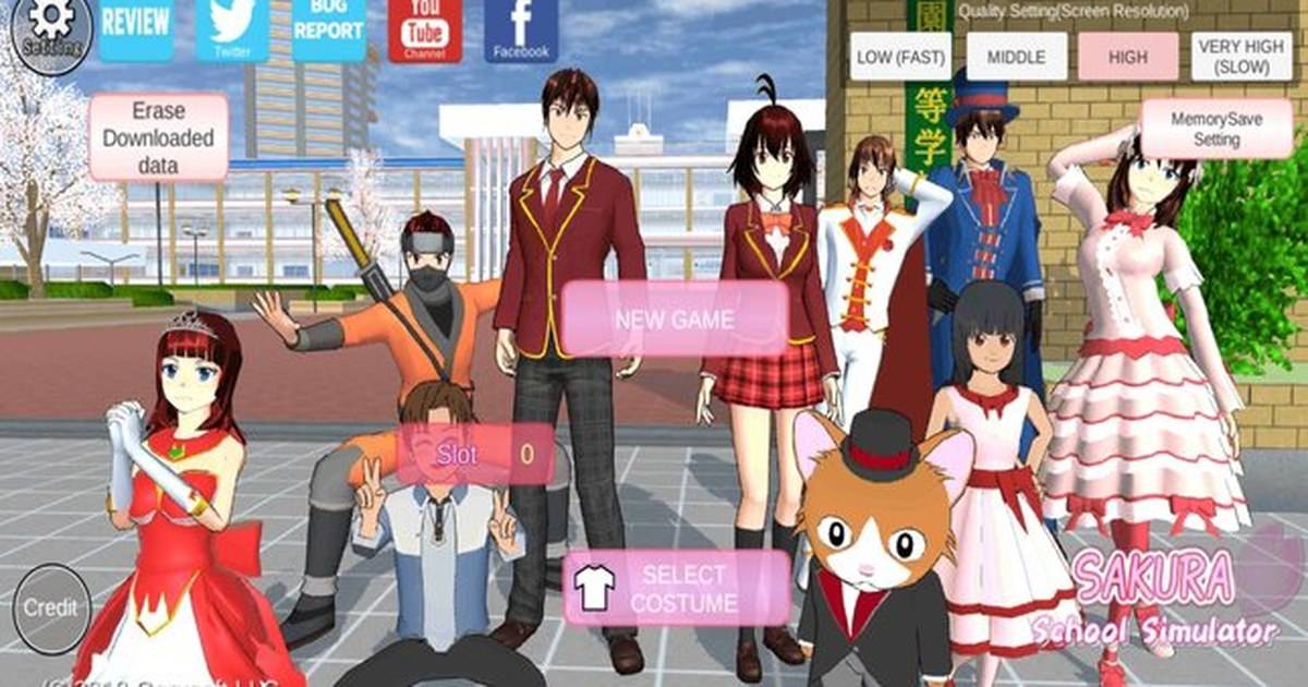 5 Karakter Sakura School Simulator dan Keunggulannya