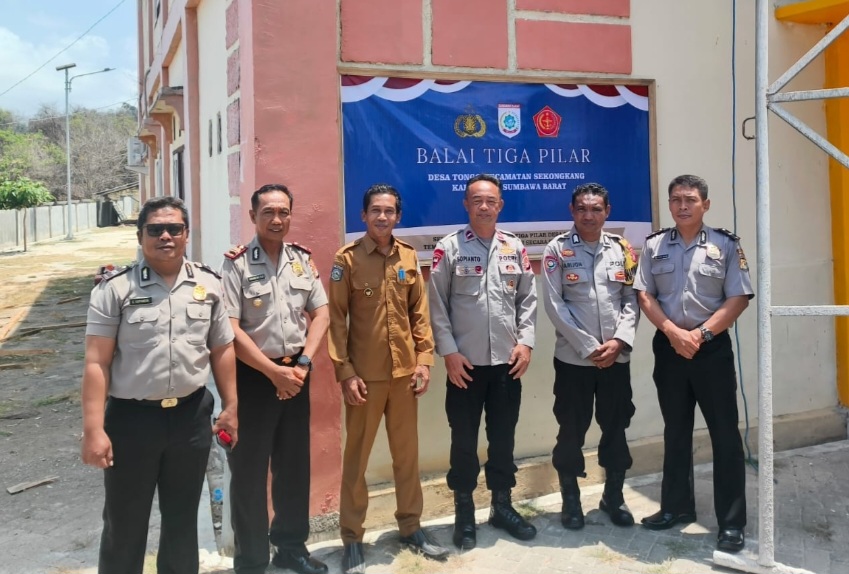 Polres Sumbawa Barat Nilai Sinergi Tiga Pilar di 8 Kecamatan, Desa Tongo Jadi Titik Awal Penilaian