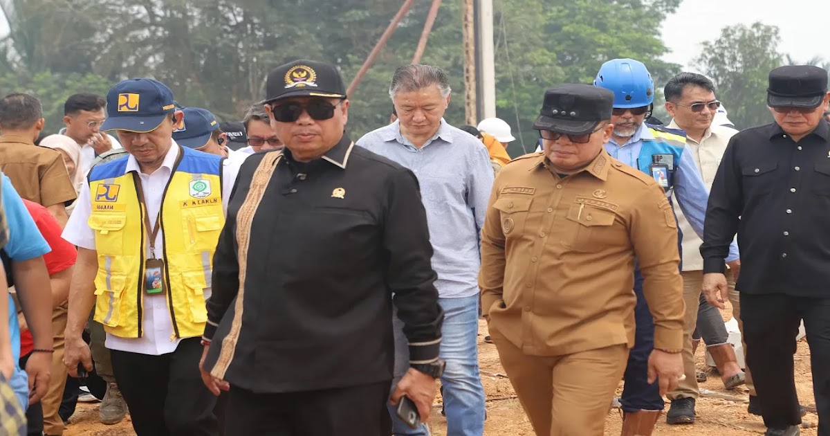 Ketua Komisi V DPR RI Lasarus Tinjau Infrastruktur Kubu Raya, Pasar Induk Melati Disiapkan Anggaran Rp 50 Miliar