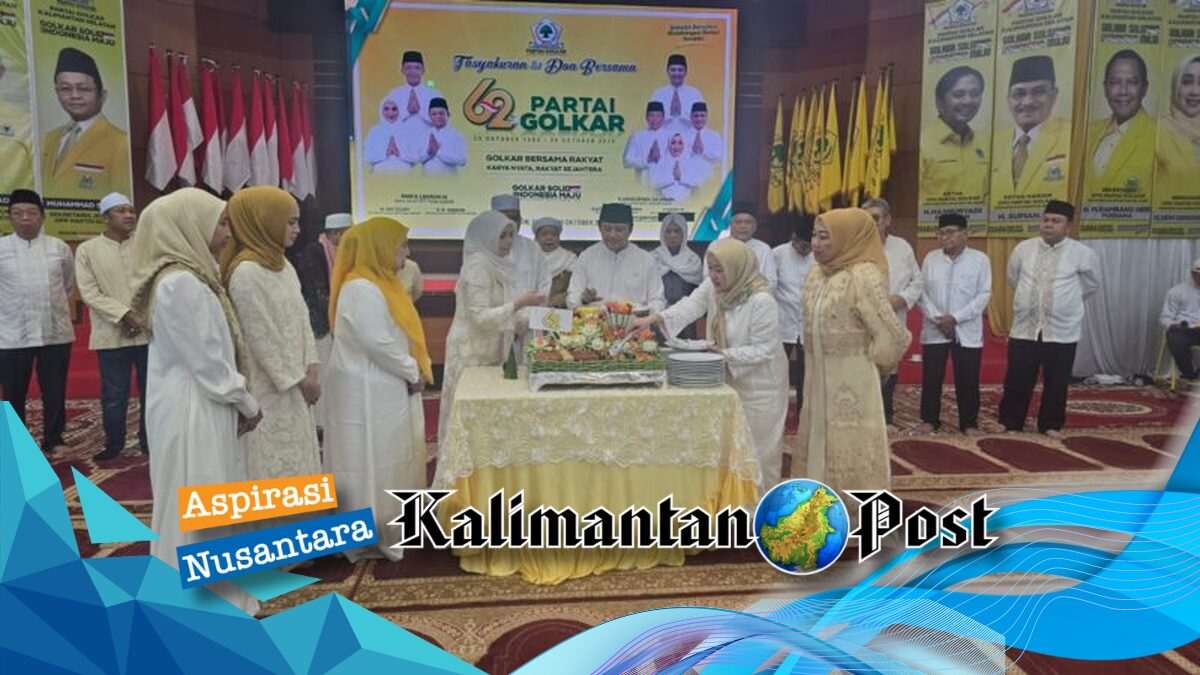 HUT ke-62 Golkar Kalsel Digelar Sederhana, Diisi Ziarah Tokoh hingga Santunan Panti Asuhan