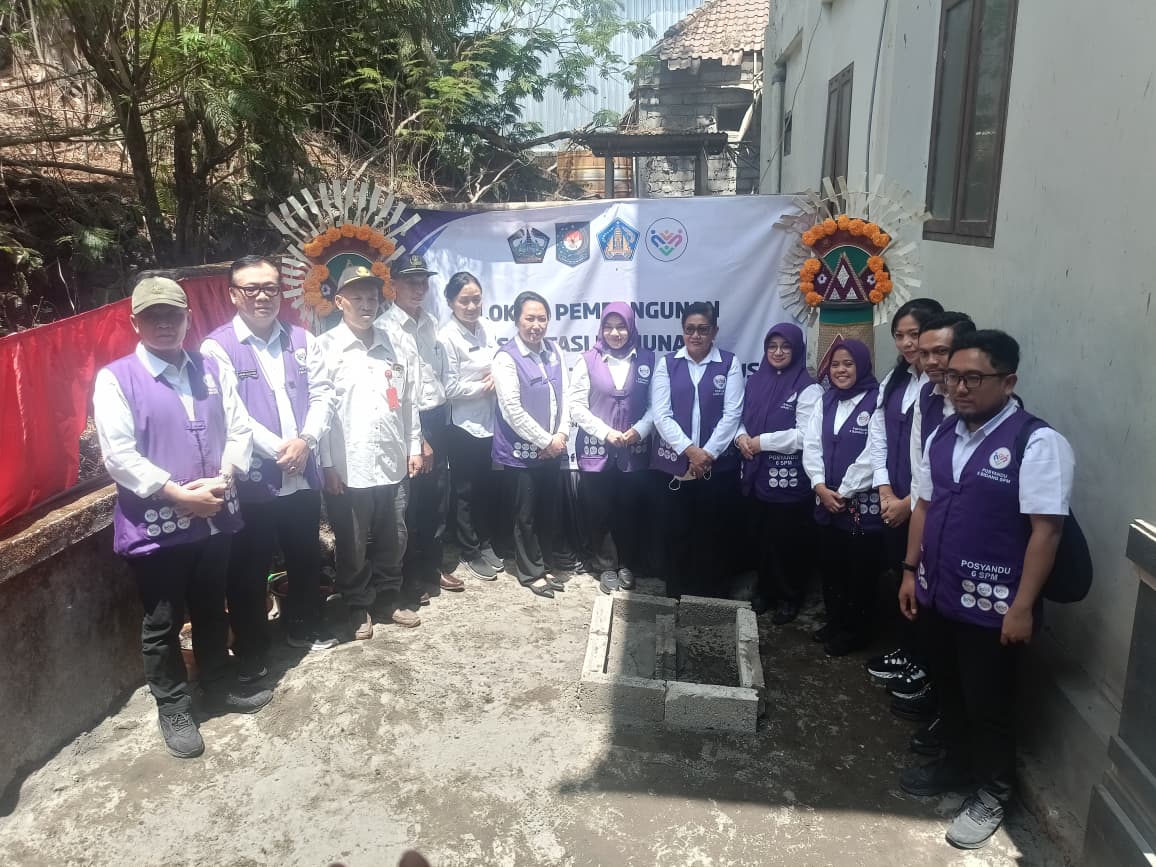 Posyandu Pusat Bangun Sanitasi Komunal di Desa Songan A Bangli, Rp500 Juta untuk 3 Titik
