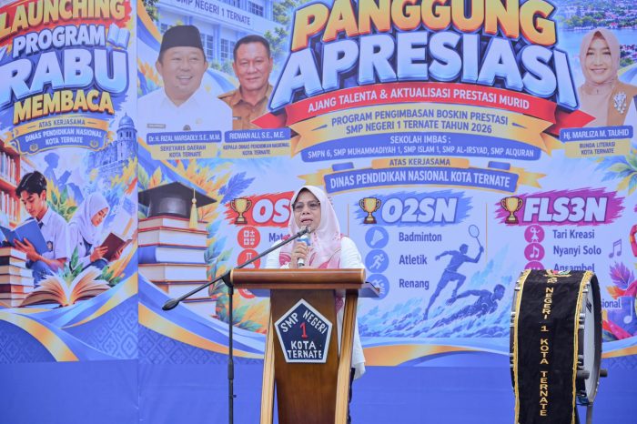 SMPN 1 Ternate Kelola Rp147 Juta BOSKIN Prestasi untuk 114 Siswa Lintas 6 Sekolah