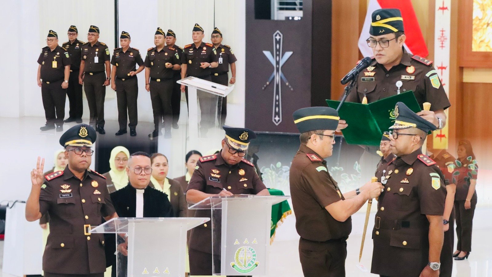 Kajati Maluku Rudy Irmawan Lantik Yafeth Ruben Bonai sebagai Kajari Maluku Barat Daya, Minta Evaluasi 30 Hari Pertama