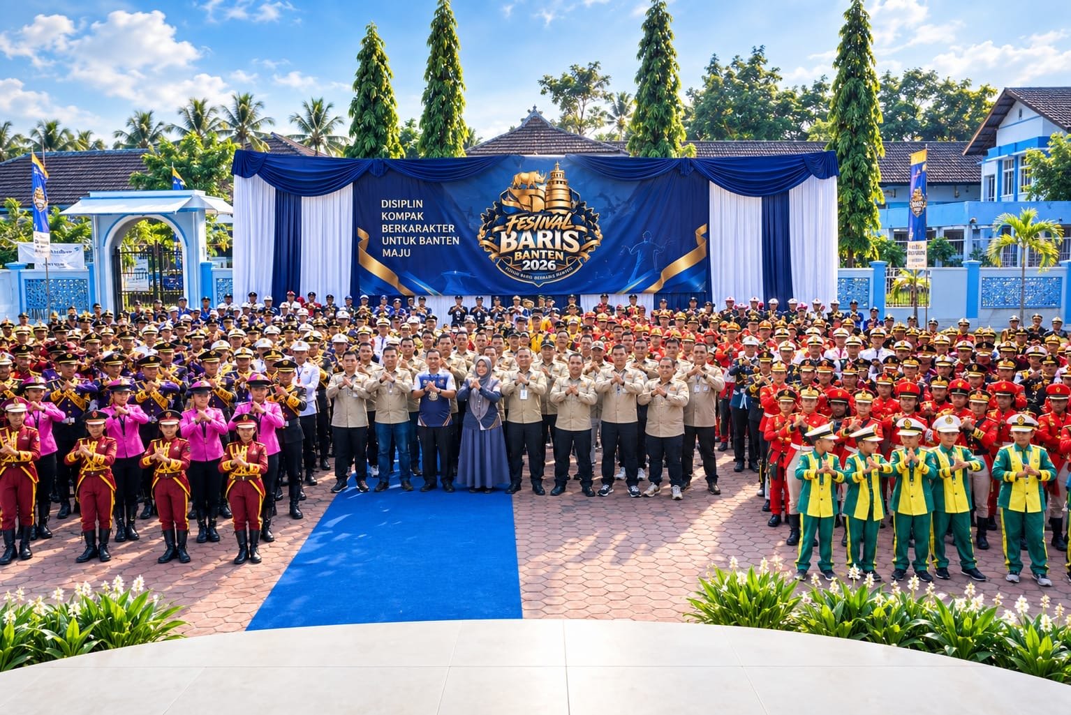 Festival Baris Banten 2026 di Cilegon Pertemukan 80 Tim Terbaik dari 8 Kabupaten/Kota