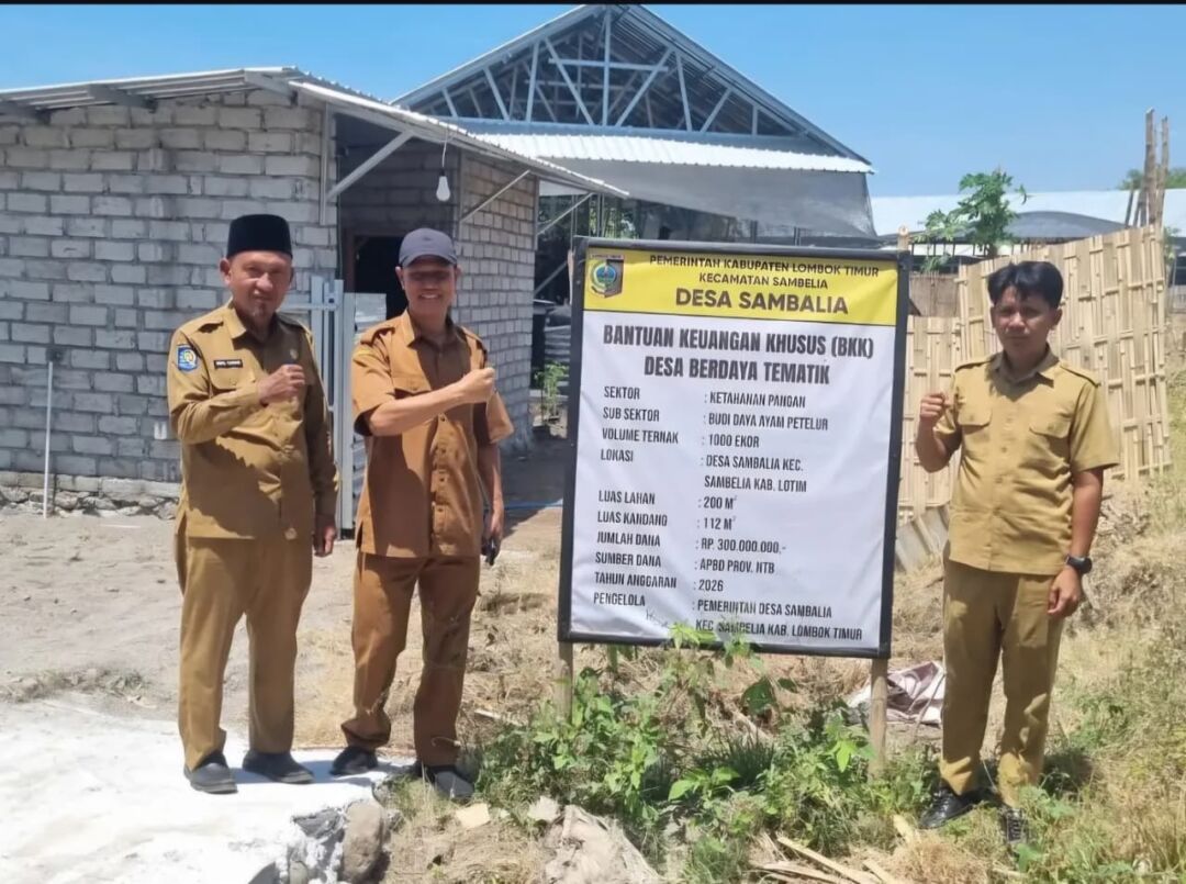 Program Desa Berdaya Iqbal-Dinda di NTB, 1.000 Ekor Ayam Petelur di Sambelia Didukung Anggaran Rp300 Juta