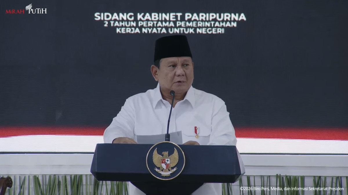 Prabowo Sebut Lingkungan Global Penuh Konflik dan Perang Dagang di Sidang Kabinet