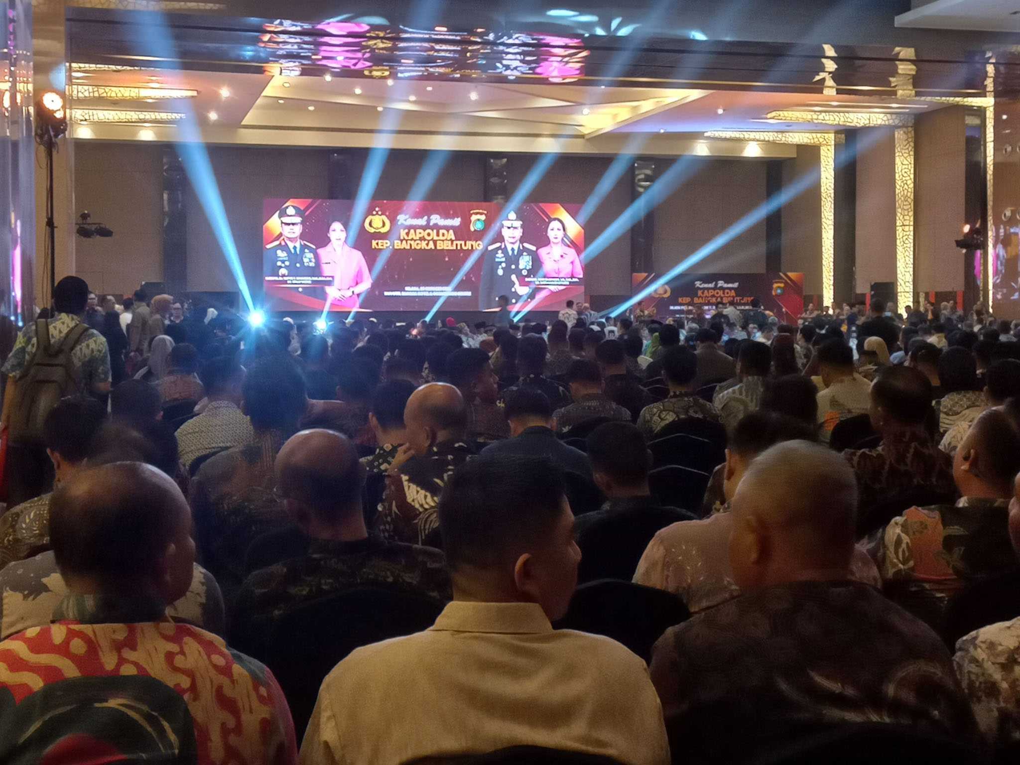 Wali Kota Pangkalpinang Hadiri Pisah Sambut Kapolda Babel, Irjen Agus Wijayanto Gantikan Irjen Viktor Sihombing