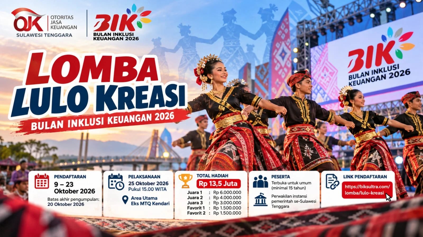 OJK Sultra Gelar Lomba Lulo Kreasi 2026 di Kendari, Total Hadiah Rp13,5 Juta