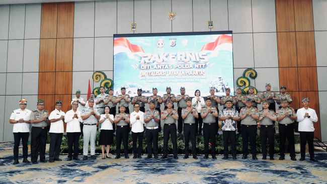 Jasa Raharja NTT dan Polda NTT Perkuat Koordinasi Cegah Kecelakaan Lalu Lintas di Rakernis 2026