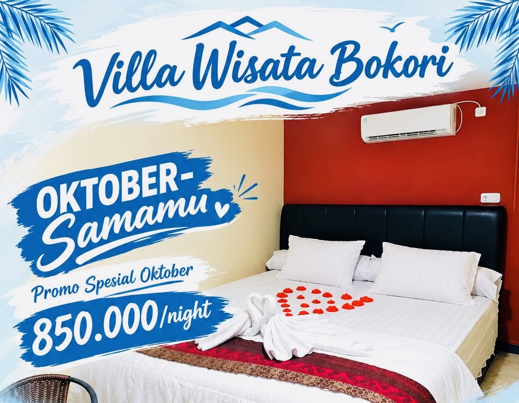 Villa Wisata Bokori di Konawe Tawarkan Promo Oktober-Samamu, Menginap Glamping Rp850 Ribu per Malam