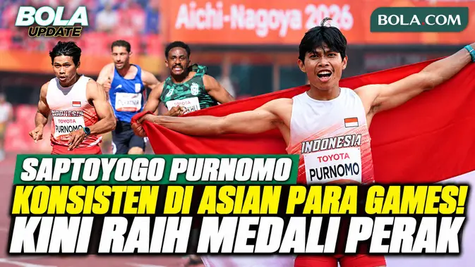 Saptoyogo Purnomo Raih Perak 100 Meter T37 Asian Para Games 2026