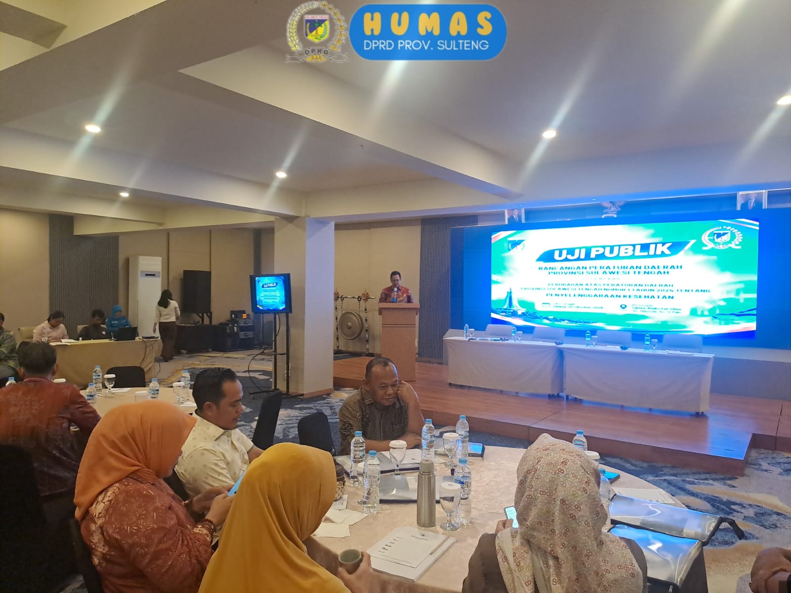 Komisi IV DPRD Sulteng Bahas Penyempurnaan Ranperda Kesehatan di Uji Publik, Selaraskan Aturan dengan UU Nomor 17 Tahun 2023
